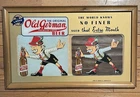 X Rare Vintage OLD GERMAN Premium Lager Beer WHITE LABEL License Holder Bar Sign