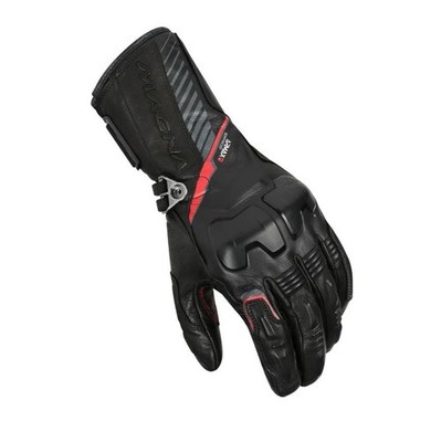 Men's Summer Motorcycle Gloves Macna Rango RTX Black/Red/Grey