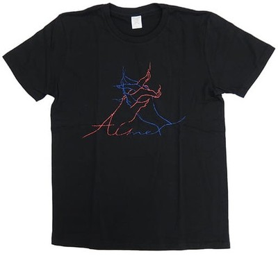 Aimer Hall Tour 19/20 rouge de bleu T-Shirt Black Size S 34-36in Concert Tee