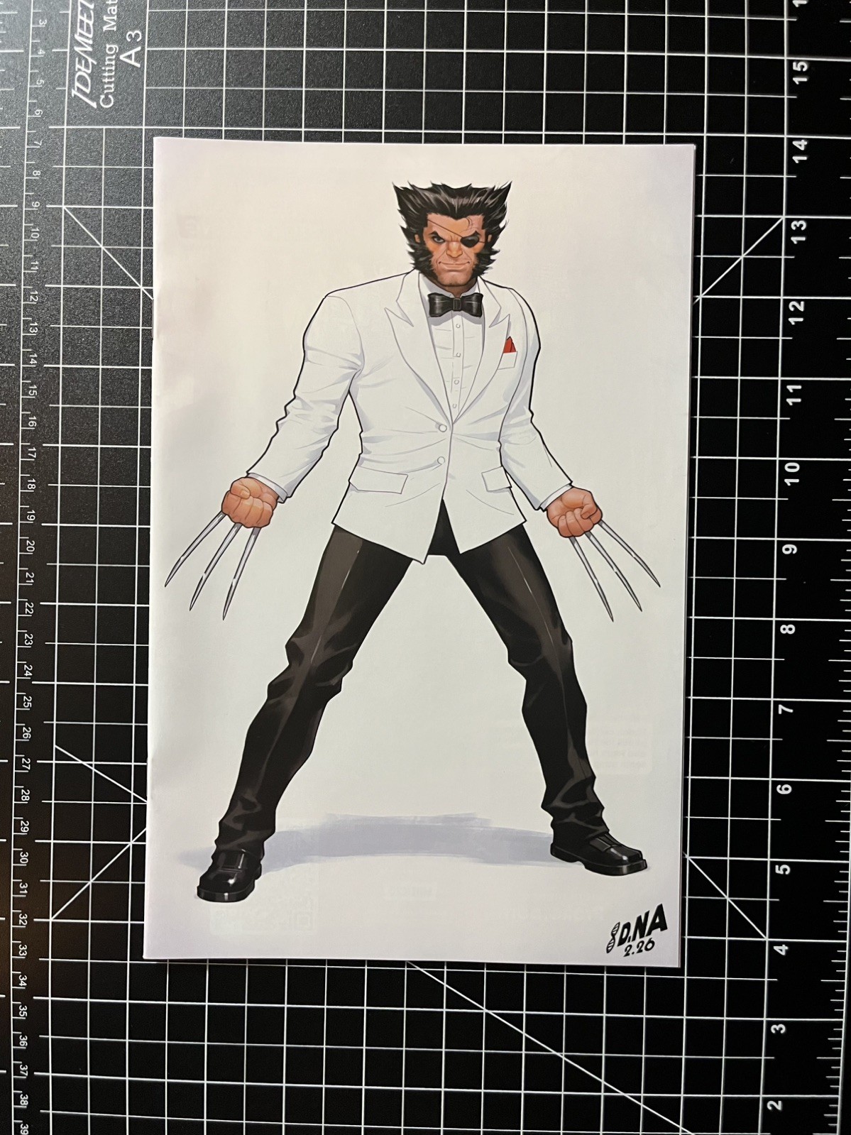 Wolverine 18 • David Nakayama • White Color Block • 1:50 Virgin Variant