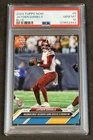 2024 Topps Now Jayden Daniels RC Blue 1/49 Most Accurate Game By Rookie PSA 10