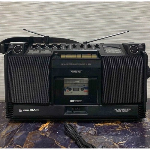 Panasonic RS-4250 FM/AM/Stereo Cassette Recorder Working item From Japan