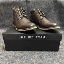 NEW LONDON FOG MENS TYLER CHUKKA ANKLE BOOTS SIZE 10