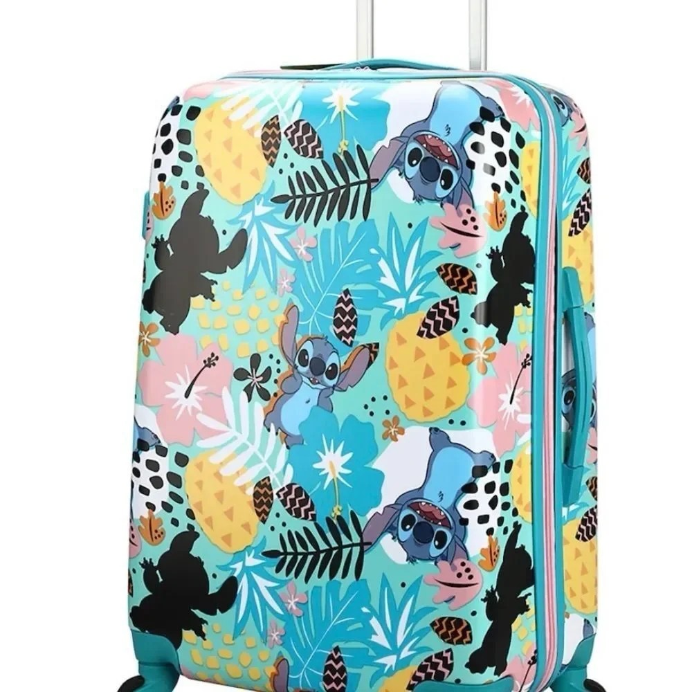 Disney Stitch Equipaje Rígido Hawaiano Juego de 3 Piezas Giratorio 20" 24" 28"