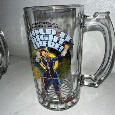 Scotch Tape Beer Mug Hold It Right There Made IN USA 3M Corporation