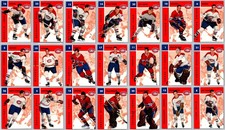 1995-96 Parkhurst '66-67 Montreal Canadiens 21-Card Team Set Lot #'s 58-78