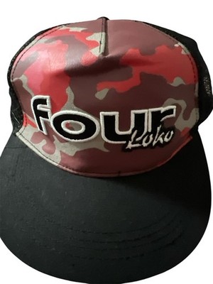 Men's Unisex adjustable Snapback, Red, Black Four Loko brand,New.￼
