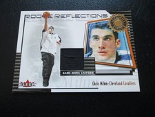 CHRIS MIHM 2000-01 FLEER AUTHORITY ROOKIE REFLECTIONS GAME WORN UNIFORM CARD. rookie card picture