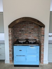 2 Oven Reconditioned Aga Range Cooker - Duck Egg - Clearance