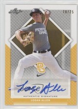 2016 Leaf Perfect Game National Showcase Yellow 10/25 Logan Allen Auto 0cz