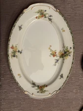 Empress China Oval Platter And 2 Dessert Plates
