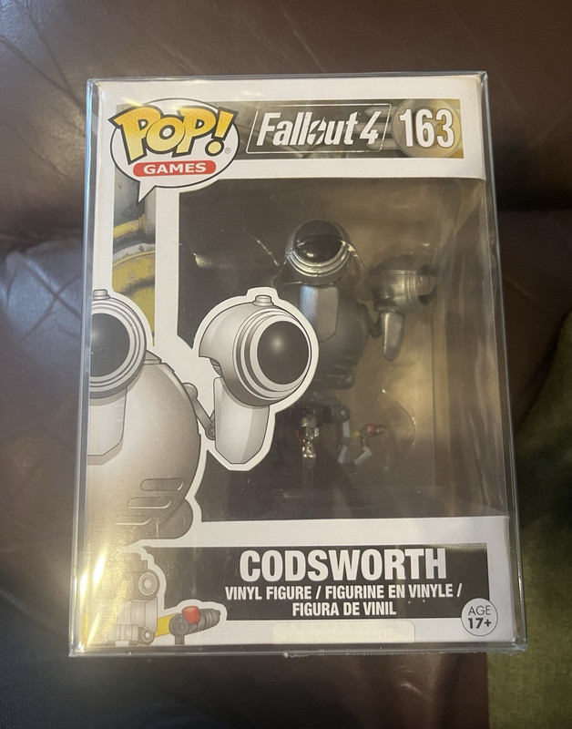 Funko Pop! Games Fallout 4 Codsworth Vinyl Figure #163 Grey Age 17+
