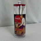 Vintage Coca-Cola “Have a Coke” Clear Straw Dispenser