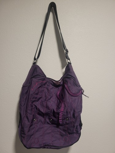 Lululemon Purple Nylon Dance Floor Travel Duffel Tote Bag Unisex