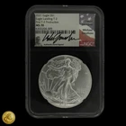 2021 American Silver Eagle NGC MS70 Eagle Landing T2 Guadioso Signed -E990