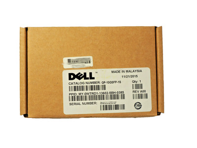 DELL 10Gb FTLX8574D3BCL-FC SFP+ 10GBase-SR 850nm Optical Tranciever WTRD1 NEW