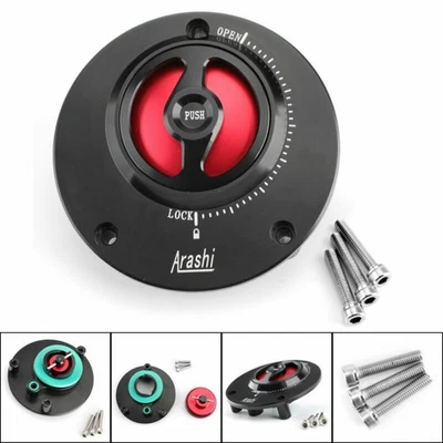 Tappo Serbatoio Rapido Rouge Pour Yamaha FZ1 FZ6 FAZER FZ8 MT-03 MT-09 11-16 V E - Photo 1/4
