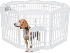 , Recinto per Cani Da Interno, Plastica, Parco, per Cucciolo, Gatti, Animali Dom