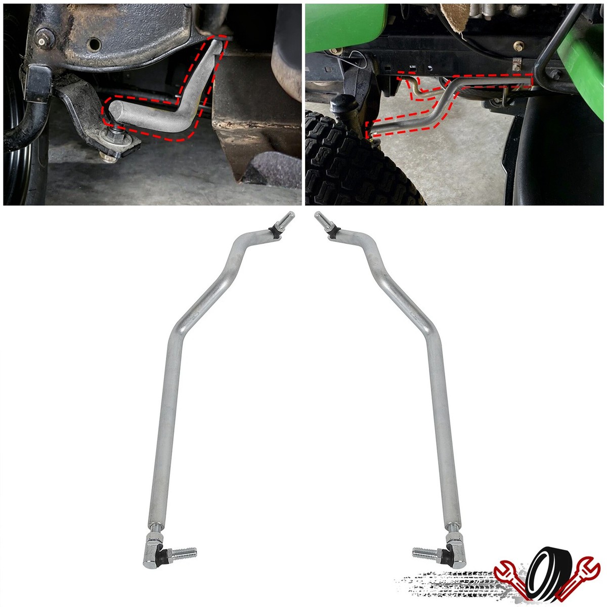 Steering Drag Link Tie Rod For John Deere L1742 L2048 L2548