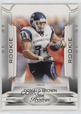 2009 Playoff Prestige Rookie Donald Brown (White Jersey) #135 0wp8