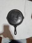 VTG Griswold #7 Skillet Large Block Logo 701 A NO CHIPS OR CRACKS sits Flat