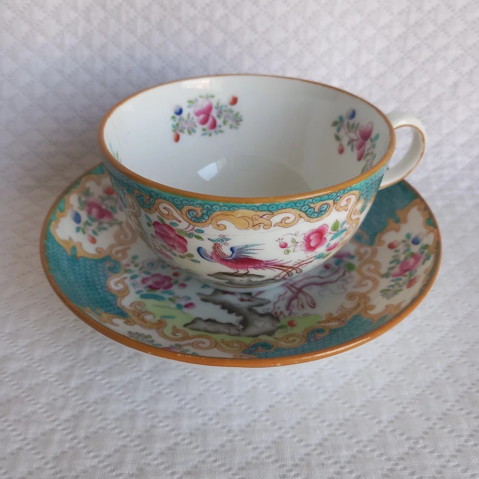 Tasse ancienne Minton & Co – décor n° 4910 – Porcelaine anglaise XIXe - Photo 1/4