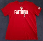 Nike San Francisco 49ers Men's XL Red FAITHFUL T-Shirt NFL