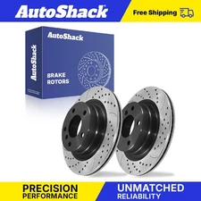 Rear Drilled Slotted Brake Rotors for BMW 323i 2006 325i 2007-2015 328i