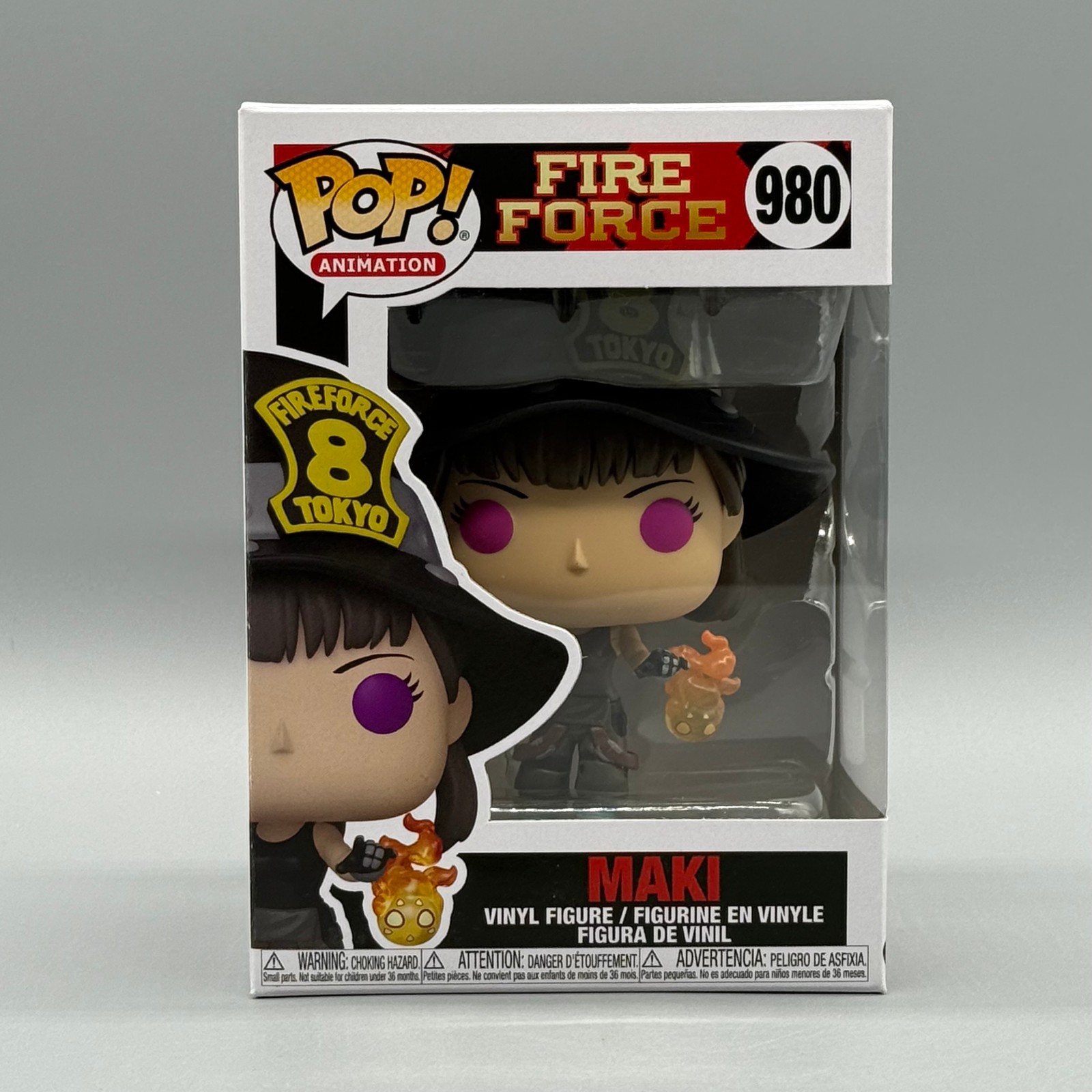 Funko Pop! Animation #980 *Maki* Fire Force New W/ Protector *Vaulted*