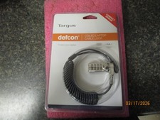 NEW Qty 2 Targus DEFCON Coiled Laptop Cable Lock Combination Lock - 5.5 Ft