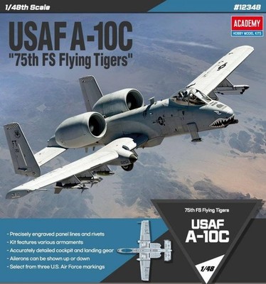 USAF A-10C 75TH FS FLYING TIGERS / 1:48 -Academy 12348