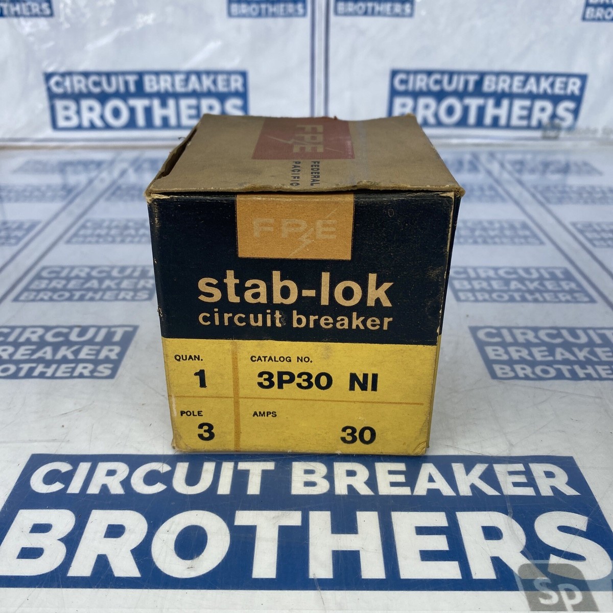 FPE NA330 (3P30) 30 Amp 240 Vac 3 Pole Stab-lok Circuit Breaker