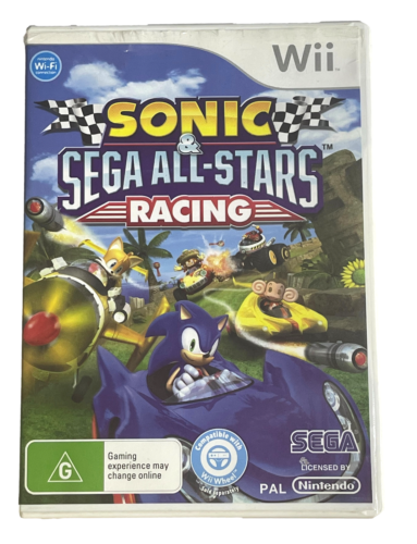 sturen Vergissing Fonkeling Sonic & Sega All Stars Racing Nintendo Wii PAL *Complete* Wii U Compatible  | eBay