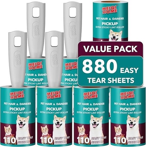 22.99 Lint Rollers 525 Sheets Mega Value Set, 4X Extra Sticky Lint