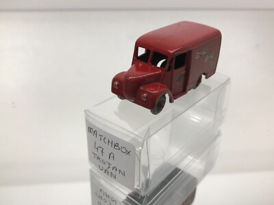 MATCHBOX LESNEY 47A TROJAN VAN BROOKE BOND TEA - GMW -RED 3inch- GOOD - 503