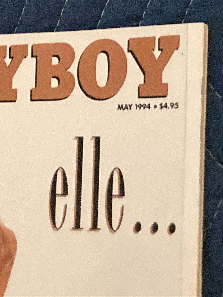 May 1994 Playboy Elle MacPherson w/ Centerfold & Inserts Vintage Adult Magazine - Image 4 of 4