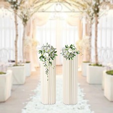 2Pcs 39.4 inch Tall Flower Vase Flowers Stand for Party Tables Decorations