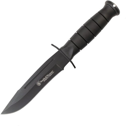 7Cr17MOV Blade Bowie Knife with Rubberized Handle - Dependable Outdoor Tool - Picture 4 of 6