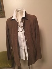 Lulia S.roma Leather Woman’s Jacket.size Uk 10/it42