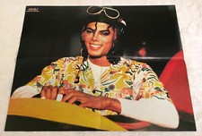 1988 Michael Jackson U2 Swedish Poster Magazine Okej 1980s Vintage