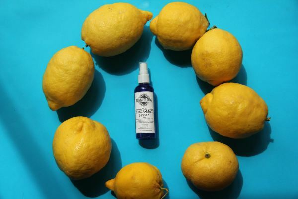 Natural Yuzu Orange Yoga Mat Spray Cleaner for All Mats