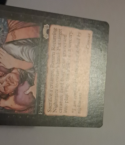 Recurring Nightmare LP Exodus MTG Magic the Gathering Reserved List - Picture 4 of 6