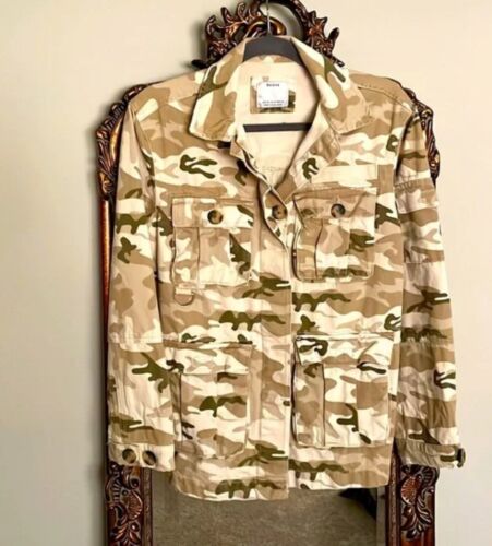 light bulb Rendition promotion Bershka Camouflage Military Jean Jacket XS NWOT | eBay