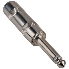 Switchcraft 285L 1/4" Mono Cable Mount Male Plug with Solder Lugs  - 0.375" Cabl