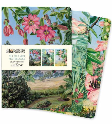 Midi Notebook Collections: Kew Gardens: Marianne North Set of 3 Midi ...