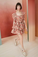 NEW Ulla Johnson Elisse floral tiered ruffle dress Size 6 #D6409