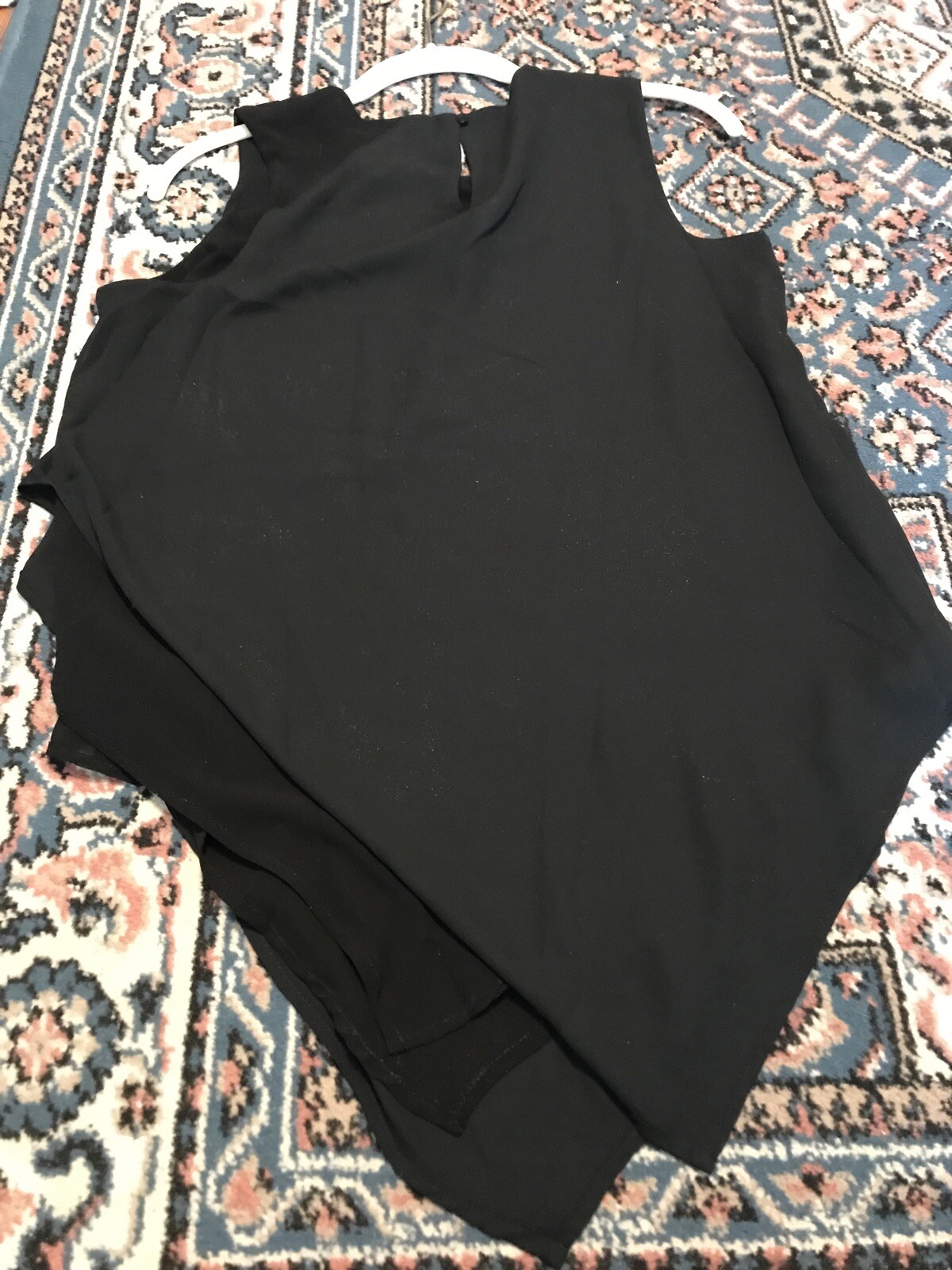 Mossimo Womens Size Medium Solid Black Dressy Sle… - image 4