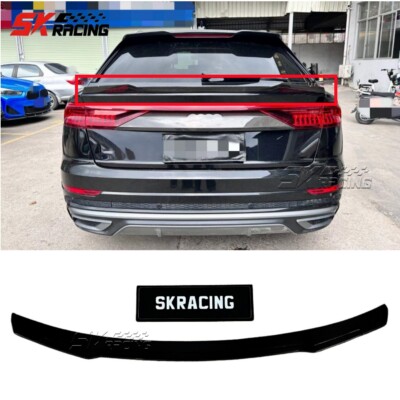 Fits 20-24 Audi RSQ8 Forged/Carbon Fiber/Gloss Black Rear Trunk Lid Spoiler Wing