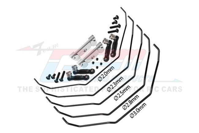 【P7564】Kimgunmo.9 GPM F & R Anti Roll Sway Bar Mount 10295 FOR TRAXXAS 1/8