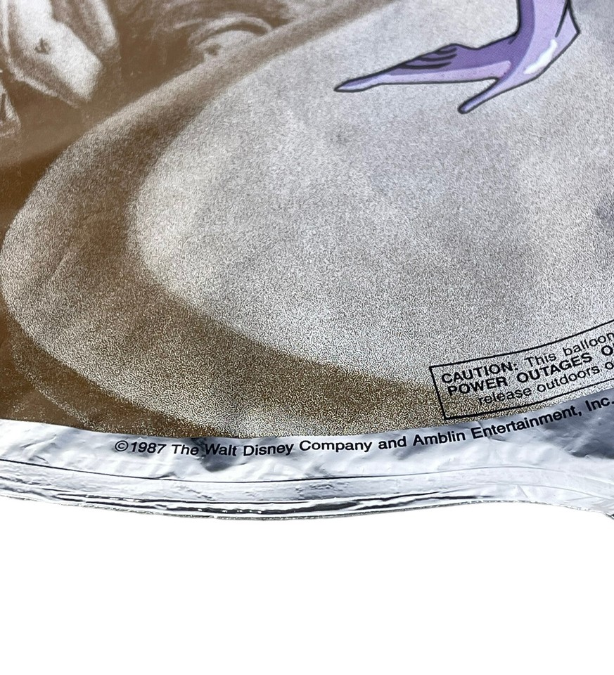 Vintage 1987 Walt Disney Who Framed Roger Rabbit 17” Foil Helium ...